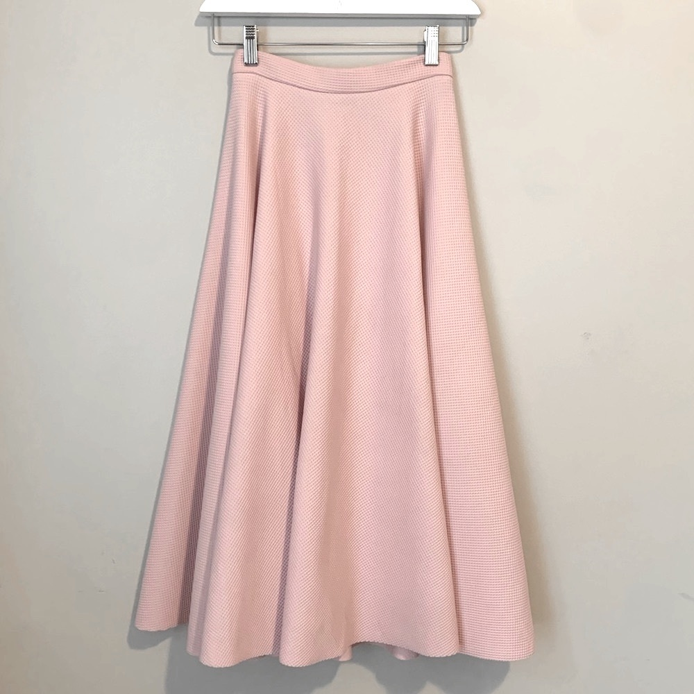 H&M size 2 rose pink flared skirt - Picture 3 of 12